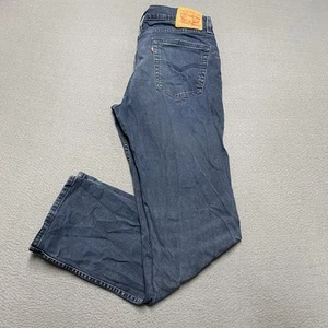 Levi’s 514 Jeans Mens 33x32 Blue Denim Straight Regular Fit Grunge Preppy Y2k - Picture 1 of 12