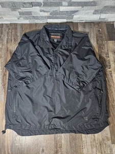 Izod X-treme Function Golfwear Windbreaker Jacket Short Sleeve Men XL Black - Picture 1 of 7
