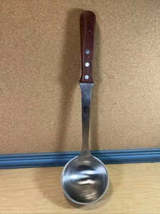 The Pioneer Woman Solid Stainless Steel Wood Handle Large Soup Ladle 13” - Picture 1 of 2