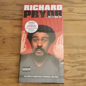 Richard Pryor "And It's Deep Too!" 1968-1992 Complete Warner 9 CD Box Set NEW - Picture 1 of 7