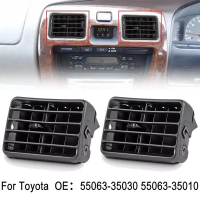 Set Of Two Front Center Dash Air Vent Grills For Toyota Vehicles 1996 2002 - Image 1 of 4