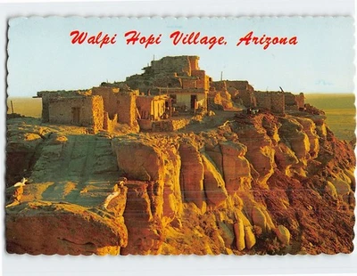 Postcard Walpi Hopi Village Walpi Arizona USA - Image 1 of 2