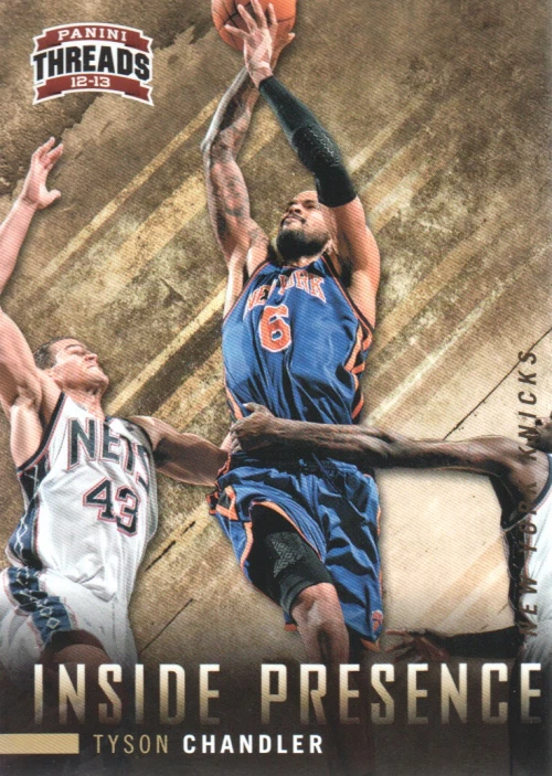 2012-13 Panini Threads Inside Presence #18 Tyson Chandler - BSK - Image 1 of 2