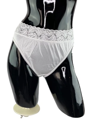 East Tennessee Undergarment Co Bragas Calzoncillos de Nylon Sedoso Pierna Alta 7 Hechas en EE. UU. Foto 1 de 4