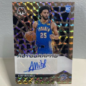 AJAY MITCHELL 2024-25 MOSAIC ROOKIE AUTOGRAPHS BRONZE RC AUTO #/75 - Picture 1 of 3