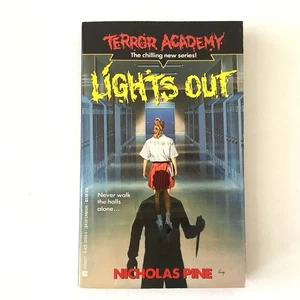 Terror Academy Lights Out Nicholas Pine vintage YA horror book series - Picture 1 of 8