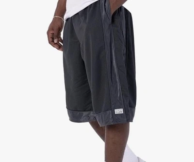 Pantalones cortos de baloncesto Pro Club de malla pesada para hombre talla S gris Foto 1 de 4