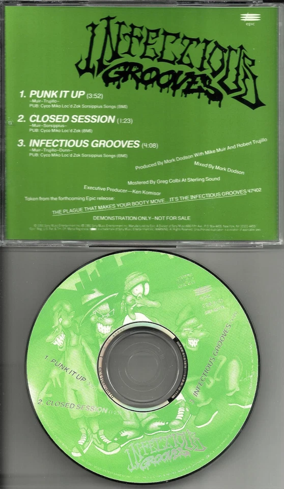 Suicidal Tendencies INFECTIOUS GROOVES 3TRK Sampler PROMO DJ CD single Metallica - Image 1 of 1