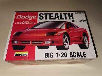 Dodge Stealth R/T Turbo Lindberg No. 72501 1:20 OVP sealed old shop stock - Immagine 1 di 4