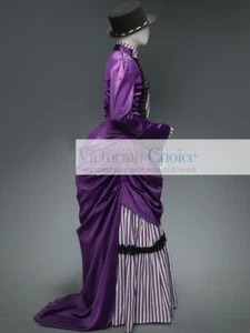 Victorian Edwardian Dress Riding Habit Steampunk Witch Halloween Costume 139 S - Picture 1 of 7