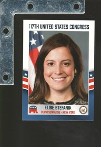 Fascinating Cards 2021 US Congress #378 Elise Stefanik GOP US REP NEW YORK 21st - Imagen 1 de 2