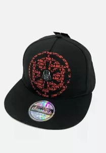 STAR WARS Boys Darth Vader Flat Brim Cap Snapback Black Red Baseball Cap - Picture 1 of 12