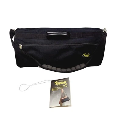 "Bolsa de ropa SkyRoll negra de nailon traje compacto 24"" equipaje de mano enrollable de viaje" Foto 1 de 4