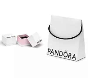 New GENUINE Pandora Packaging. 2 Gift Box Boxes & bag Present Wrapping 14x14x6cm - Picture 1 of 3