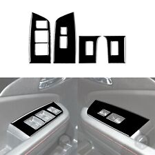 Piano Black Window Lift Switch Panel Cover For Honda Ridgeline Passport Pilot