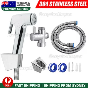 Bidet Douche Toilet Sprayer Shattaf Shower Head Hose Spray Kit Handheld Bathroom - Picture 1 of 10
