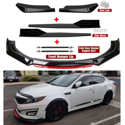 For KIA K5 GT GT-line Front Rear Bumper Lip Spoiler Splitter Side Skirt Strut R Foto 1 de 4