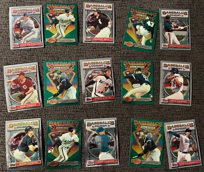 1993 1995 1996 1997 1998 1999 2000 Topps Finest 456 ct Lot Refractors HOFs Stars - Image 1 of 4