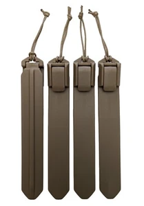 4 adaptadores tácticos de accesorios Molle Pals bolsa de liberación rápida clip palos de velocidad - Imagen 1 de 10
