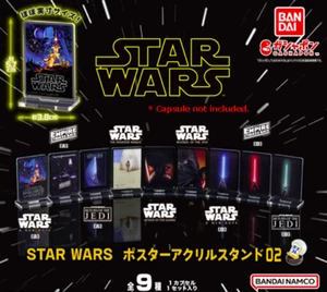 NEW BANDAI STAR WARS Poster Acrylic Stand 02 w/tracking# Shipping from japan - Picture 1 of 12