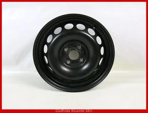 Iron Wheel 15” Black Rim Toyota Aygo 4 1/2J X 15H2 Original Parts - Picture 1 of 4