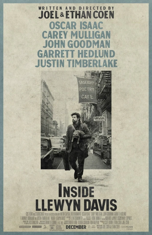 Inside Llewyn Davis movie poster (a) - Oscar Issacs (2014)
