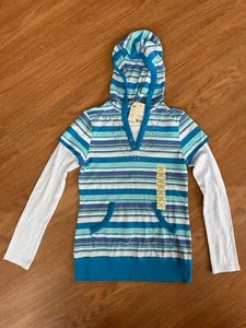 Canyon River Blues Girl's Youth Long Sleeve Hoodie Shirt - Size M (10/12) - NWT - Picture 1 of 10