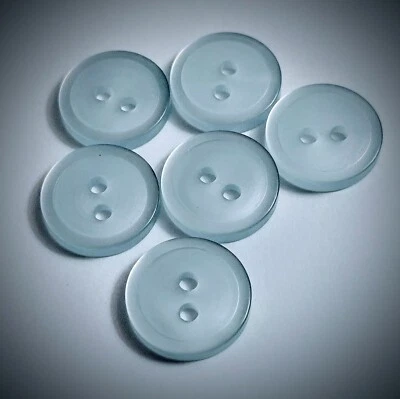 1/2 " 2-Hole Light Blue Craft/Clothing Buttons - Image 1 of 4
