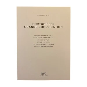 Manual de Complicaciones IWC Portugieser Grande 3776 - Imagen 1 de 2