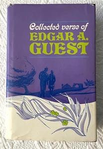 Vintage Collected Verse Of Edgar A Guest Hardcover Poetry  'FREE SHIPPING' - Picture 1 of 7