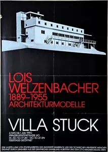 Poster Plakat - Lois Welzenbacher - 1889-1955 - Villa Stuck - München 1990 - Bild 1 von 1