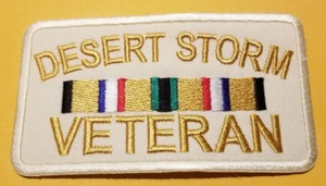 Parche Militar DESERT STORM VETERANO aprox 2 x 3,75" - Imagen 1 de 2