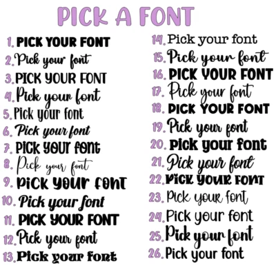 Nombre Personalizado Vinilo Letras Texto Adhesivo Calcomanía Personalizada Fuente Cursiva Foto 1 de 4