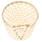Household Bamboo Basket Woven Flower Basket Countertop Holder Decorative
