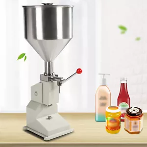 5-50ml Manual Liquid Filling Machine Stainless Steel Cream Cosmetic Filler - Picture 1 of 12