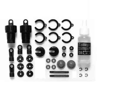 Tamiya TA03R-S Porche CVA II Super Short/Mini Shock set (1pr) M03TT01/TT02/50746 - Image 1 of 2