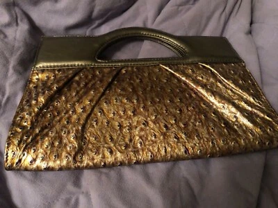 Chi by Carlos Falci Vintage Designer Leather Clutch Purse and Dustbag-Never Used - Image 1 of 4