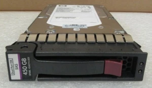 HP 450GB 3.5'' LFF Dual Port SAS 3G 15K Hard Drive 454274-001 454232-B21 G6 G7 - Afbeelding 1 van 10