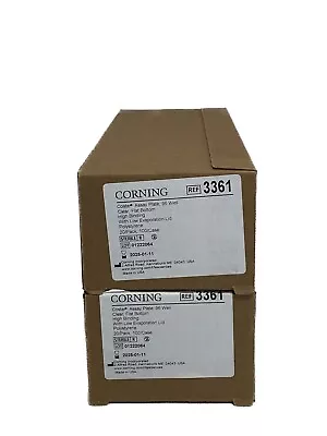 (40) CORNING 96-Well EIA/RIA PS High Bind Microplates w/ Lid Clear F-Bttm 3361 - Image 1 of 3