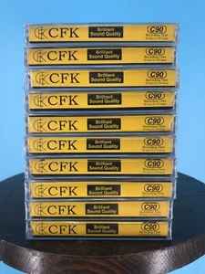 CFK HXC90 TYPE 1 60 Minute Standard Music Grade Audio Cassette (10 Pack) - Picture 1 of 4