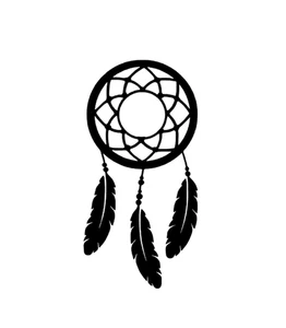Dreamcatcher Boho Traumfänger hochwertiger Vinyl Aufkleber - Picture 1 of 10