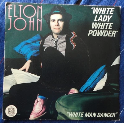 Elton JOHN - 45 t. "White Lady, White Powder" - Photo 1/4