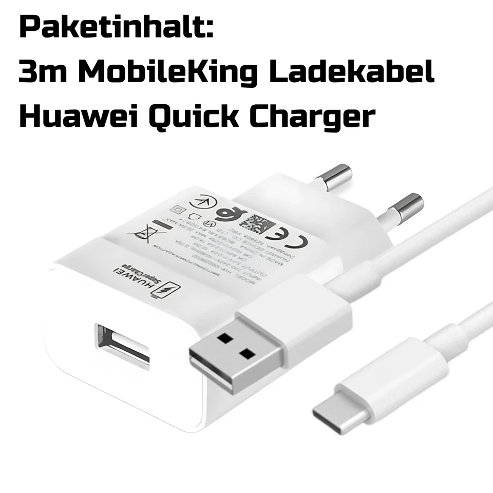 Original Huawei Quick Charge 22W Ladegerät HW-100225E00 P Smart Plus 2019