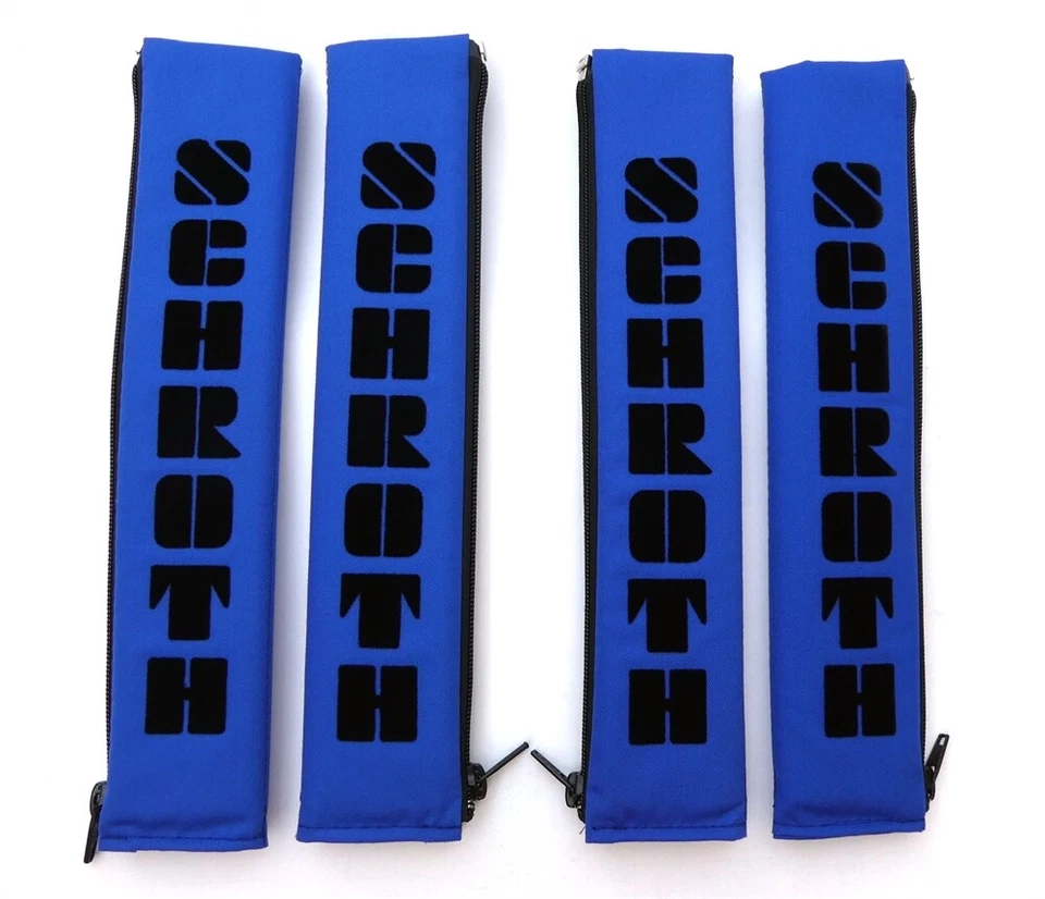 Schroth Gurtpolster 2 Zoll Gurtschoner blau Flock schwarz 50mm