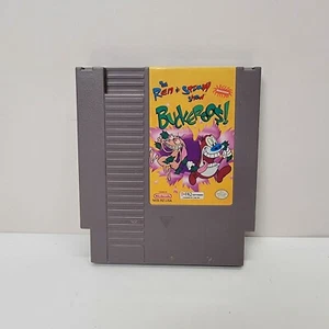 The Ren and Stimpy Show: Buckeroos! - Nintendo NES - Tested - Authentic - Picture 1 of 7