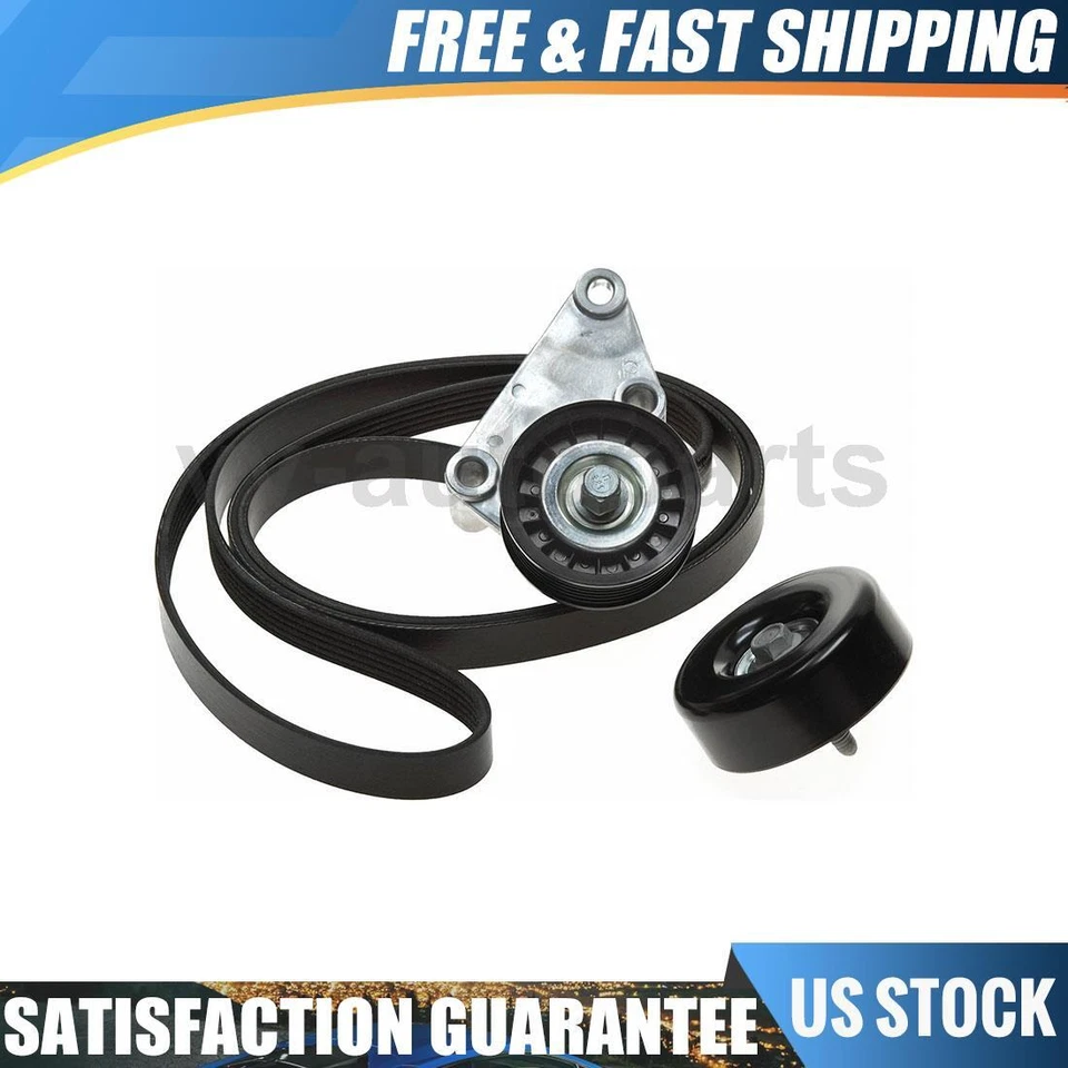 Kit de componentes de transmisión por correa Gates Serpentine 1 para Chevrolet Tahoe 2003 2004 2005 Foto 1 de 2