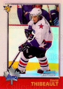 1998 Bowman CHL Chrome Refractors #96 David Thibeault