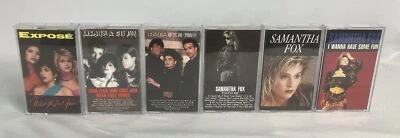 Cassette Tape Lot x6 SAMANTHA FOX Touch Me Fun LISA LISA AND CULT JAM Fly EXPOSE - Imagem 1 de 4