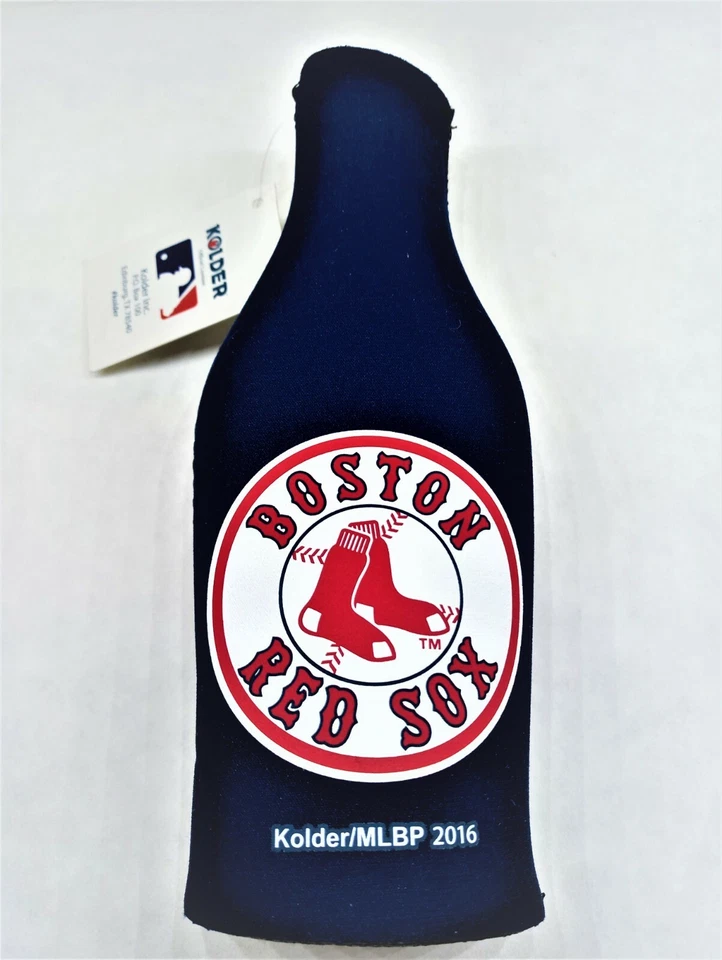 Boston Red Sox MLB Cremallera Botella de Cerveza Traje Aislador Soporte Koozie Coozie Foto 1 de 1