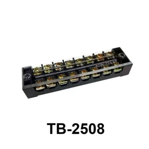10pcs Dual Row Terminal Block Connection 600v Cover Plate 8 Position Connector - Picture 1 of 12